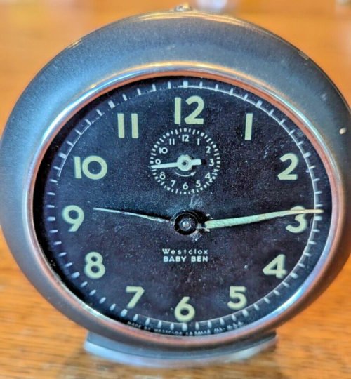 Vintage WESTCLOX Big Ben Wind Up Alarm Clock Display Nonworking