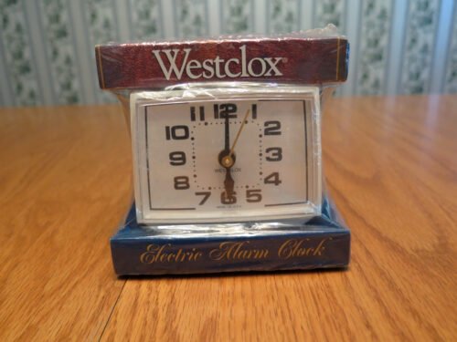 Vintage Westclox Electric Alarm Clock ~ Sealed ~