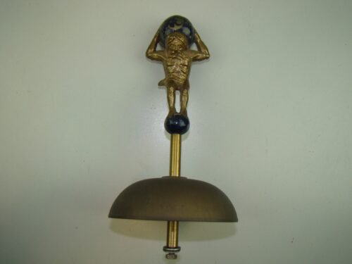 VINTAGE ZAANDAM ZAANSE DUTCH WALL CLOCK FIGURE BELL