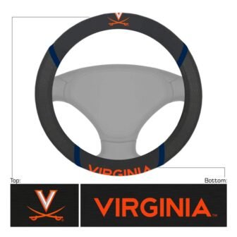 Virginia Cavaliers Embroidered Steering Wheel Cover