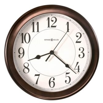 VIrgo Bronze Rubbed Wall Clock