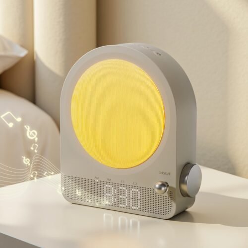 Vivilumens Sunrise Alarm Clock Wake Up Light Night Lamp Clocks for Bedrooms w...