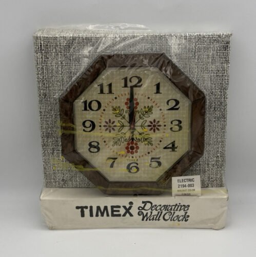 VTG 70's Timex Electric Wall Clock • Tested 8/5/25 Working • Cottagecore • Cabin