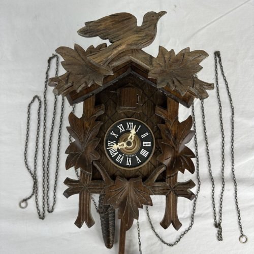 Vtg Black Forest West Germany Cuckoo Clock A Schneider Sohne Bird Door Untested