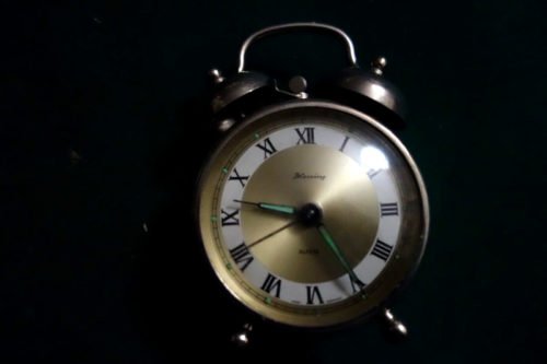 VTG BLASSING Mechanical Twin Bell Alarm Clock West Germany Mantel Decor