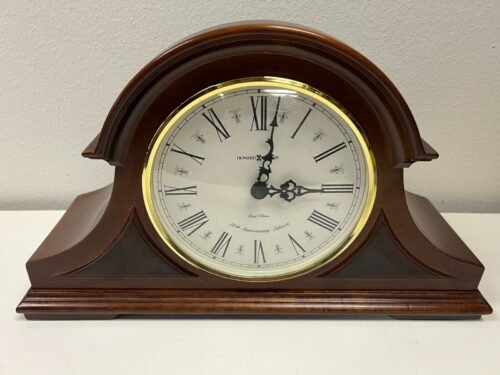 VTG Howard Miller 75th Anniversary Edition Quartz Mantle Clock, Works Keeps Time