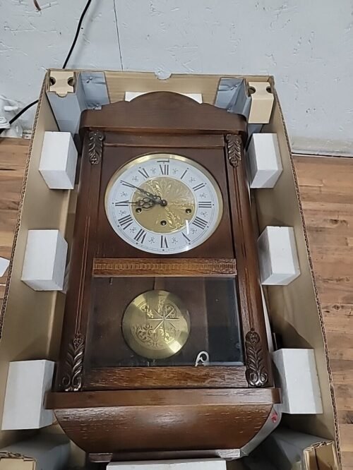 VTG Jauch German Westminster Chime Wall Clock, Western Germany,