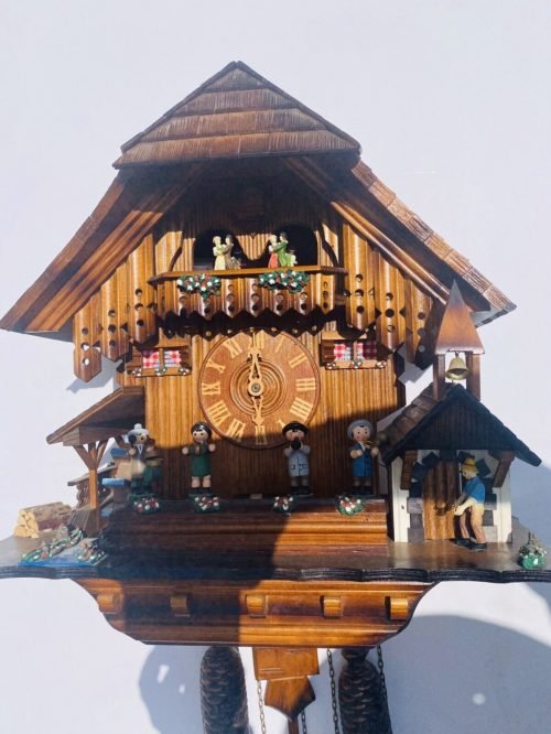 VTG Large 8 Days German Black forest cuckoo clock