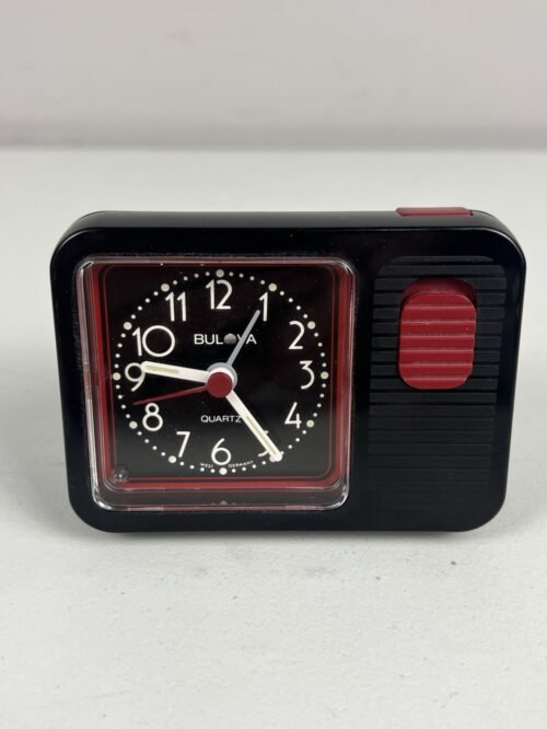 VTG Retro MCM Bulova Clock Battery Operated