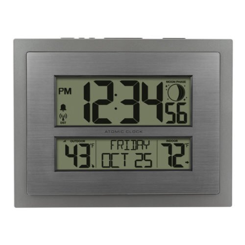 W79752-BHG La Crosse Technology Atomic Digital Wall Clock TX141V3 - Open Box