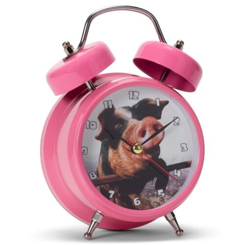 Wacky Wakers Pig Alarm Clock Sound Clock Bedside Tabletop Novelty Fun