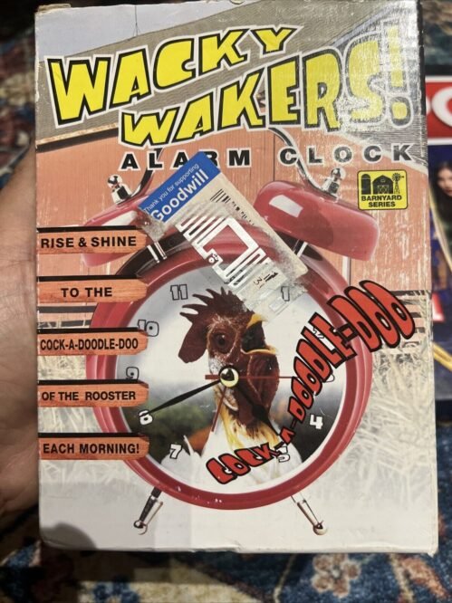 Wacky Wakers Rooster Alarm Clock Barn Yard Series Feldstein Rise & Shine Chicken