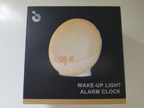 Wake Up Light Alarm Clock FM Radio Sunrise/Sunset Simulation 7 Nature Sounds