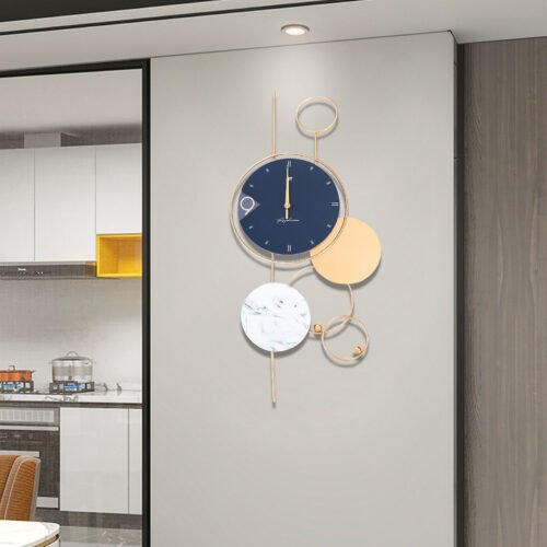 Wall-Mounted Big Clock, Silent and Accurate Wall Clock, 24cm Diameter