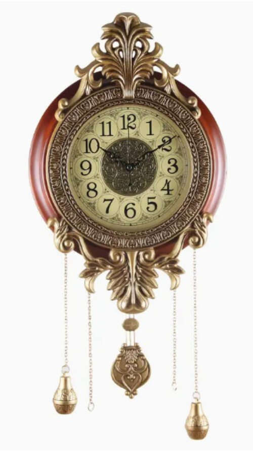 WALL CLOCK--Large Retro European Style, Silent Japanese Quartz