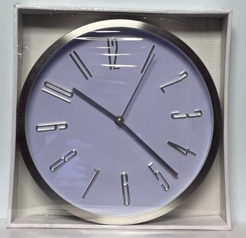 Wall Clock 11.5 Inch Wall Clocks Battery Operated 3 Color may select Stainless