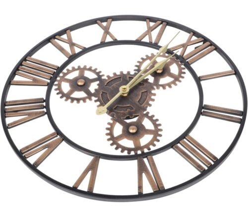 Wall Clock 23.75" D Iron (openbox).