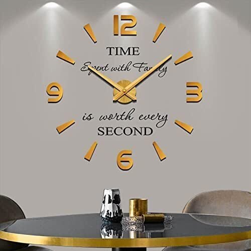 Wall Clock 26"~39"Super Long 90 Days Free Replacement Quality ProblemsNoble S...