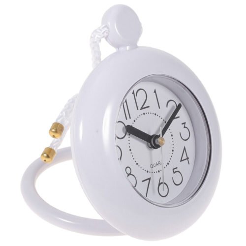 Wall Clock Bathroom Hanging Clock Water-proof Wall Clock Decor Without Battery