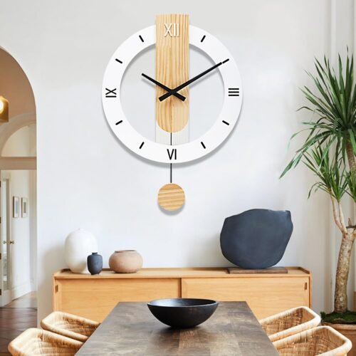 Wall ClockDecorative Wall ClocksSilent Quality Quartz Wall Clock Battery Oper...