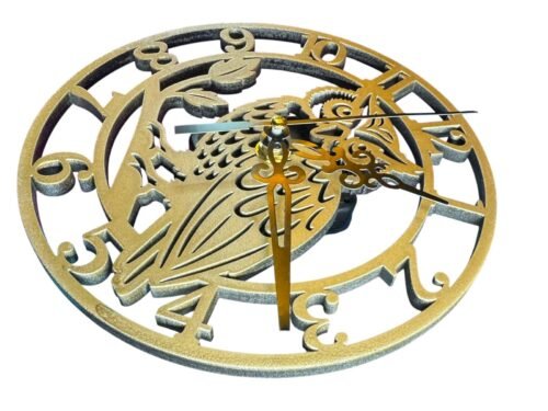 wall clock GOLDEN OWL