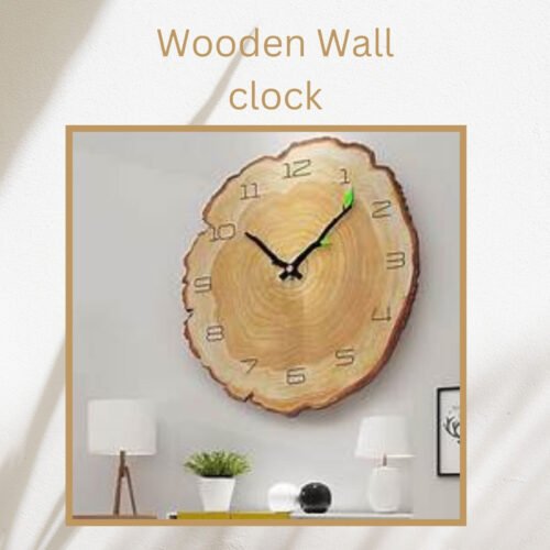 Wall Clock Made up of Bamboo wood Make Home,Office,Kitchen&etc More Decorative.