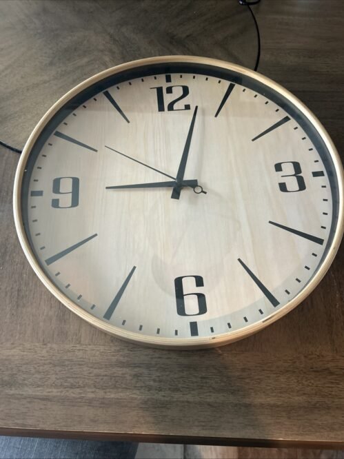 Wall Clock Maple