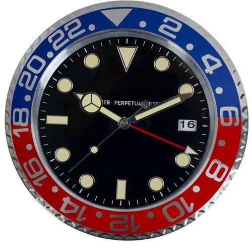 Wall Clock Modern Metal Design Art Wall Clock Home Large Digital Luminescent