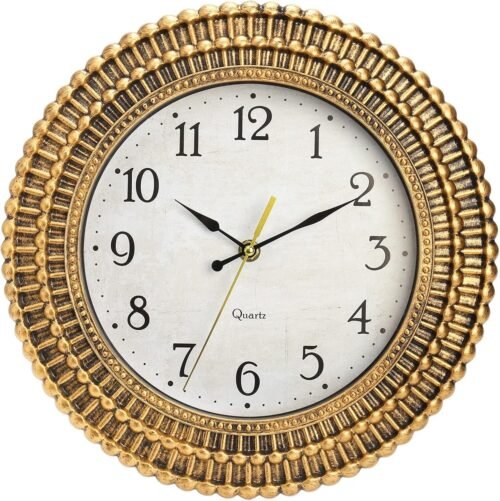 Wall Clock Modern Small Wall Clocks Battery Operated 8-16Inch Silent Non-Ticking
