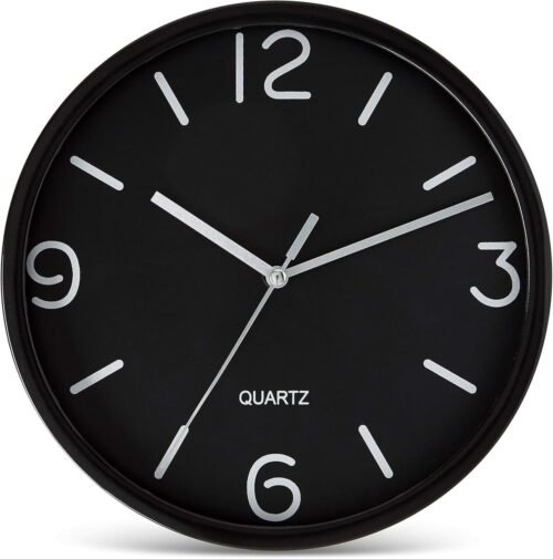 Wall Clock Modern Small Wall Clocks Battery Operated 8-16Inch Silent Non-Ticking