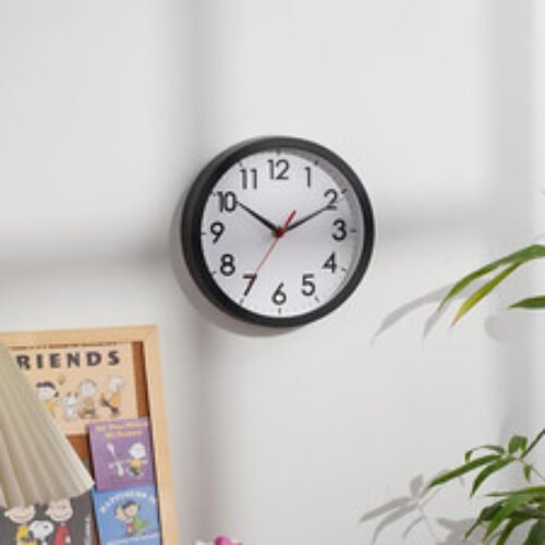 Wall Clock Modern Small Wall Clocks Battery Operated 8-16Inch Silent Non-Ticking