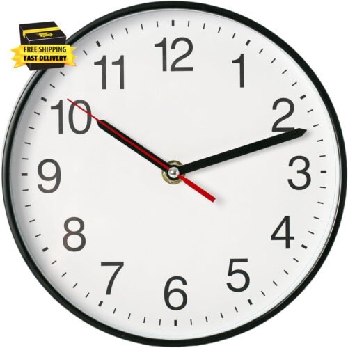 Wall Clock, Modern Wall Clocks Battery, Silent Non-Ticking Analog Classic for Of