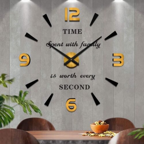 Wall Clock Oversized Wall Clock for Living Room Decor, Decorative Wall Clocks