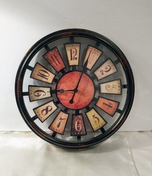 Wall Clock Quartz Yuan Long Color Natural Colors Tested Works Great 11.5"