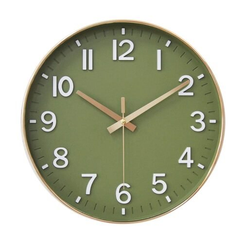 Wall Clocks Battery Operated,12 inch Silent Non Ticking Modern Wall Clock for...
