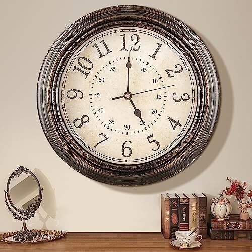 Wall Clocks for Living Room Decor & 12 Inch Large Wall ClockKeep-Accurate-Tim...