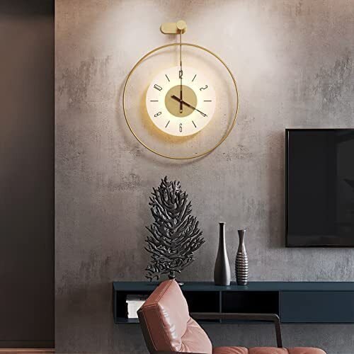 Wall Clocks for Living Room Decor Big Decorative Wall Clocks Battery 23 Inch