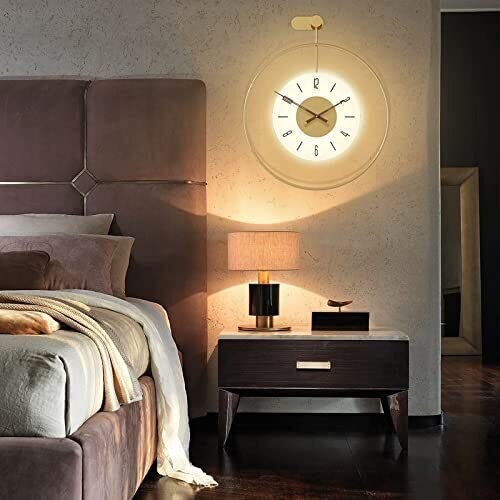 Wall Clocks for Living Room Decor Big Decorative Wall Clocks Battery 23 Inch