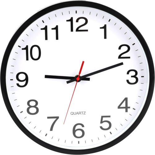 Wall Clock, Silent Non-Ticking, Modern Small Wall Clocks 8 Inch, Quality Quartz