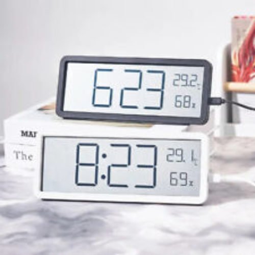 Wall Clock Time Display Electronic Clock Hanging Digital Clock Battery Powered