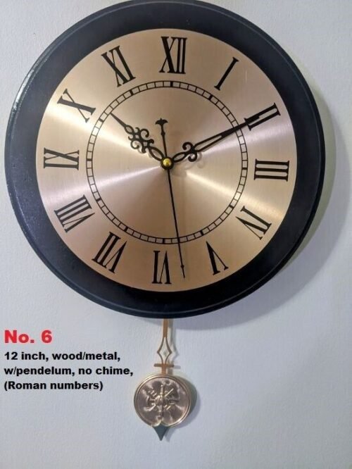 Wall Clock With Pendulum (06)