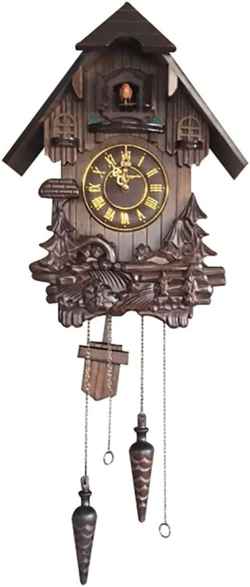 Wall Cuckoo Clocks Black Forest Wooden Cuckoo Clock. Black Forest Hand-Carved Cu