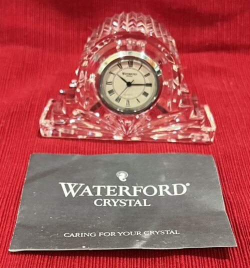 Waterford Crystal Small Mantel Clock NO Box