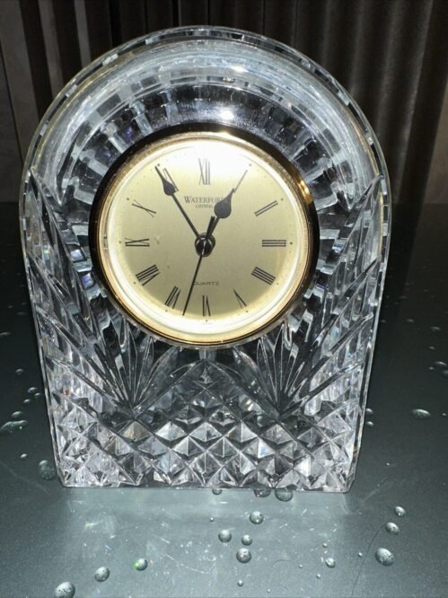 Waterford Crystal Table Clock Vintage