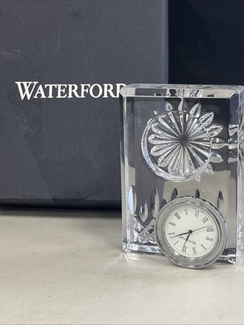 Waterford Lismore Clock 4'' Rectangular Clock (Check Description)