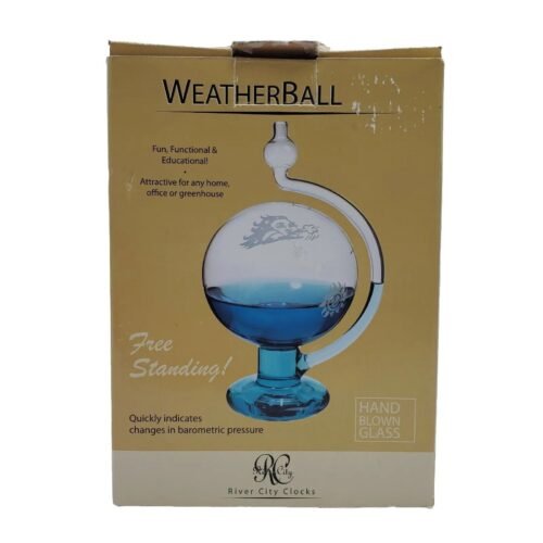 Weatherball by River City Clocks Hand Blown Glass Barometric Pressure