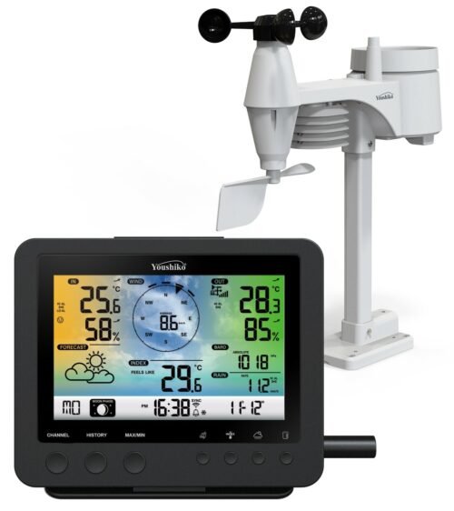Weather Station WiFi Internet Wunderground & WeatherCloud Official UK Version