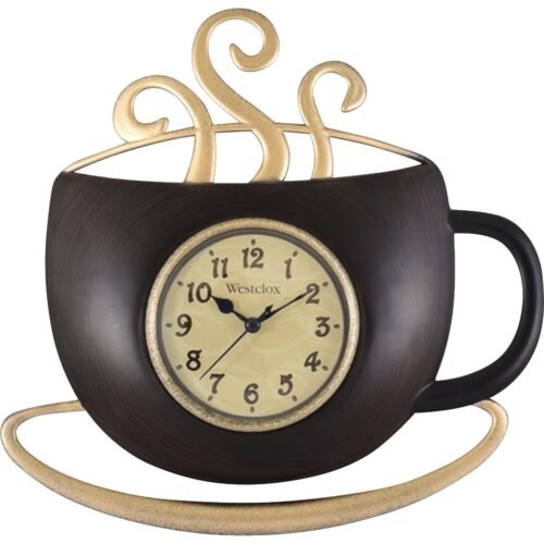 Westclox 12.5 In. Coffee Cup Wall Clock 32231 Westclox 32231 844220013972 Frame: