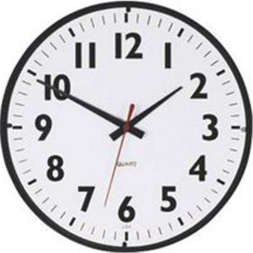 Westclox 13.75" Classic Black Office Analog Quartz Accurate Wall Clock