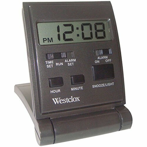 Westclox 47508B Travelmate Folding Alarm Clock
